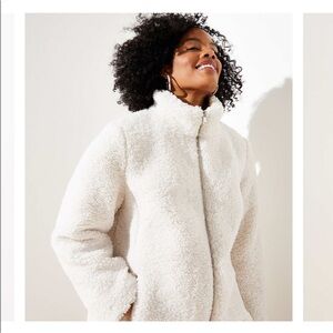 Cozy White Sherpa Jacket